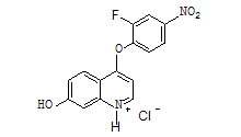 7-羥基-4-（2-氟-4-硝基苯氧基）喹啉鹽酸鹽 CAS號(hào):1394820-98-4